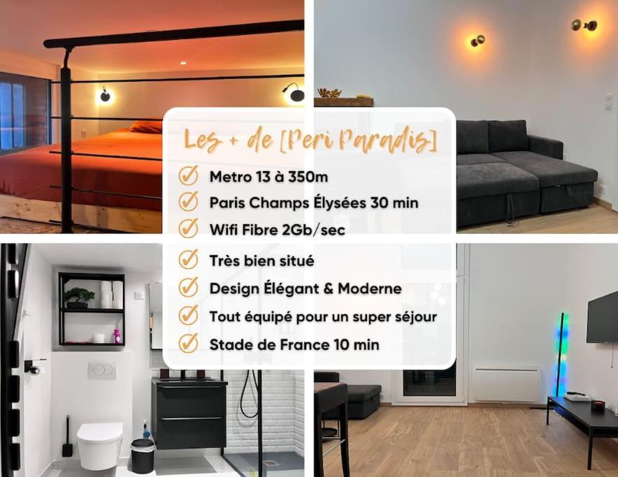 Appartement Indep Cosy Avec Jardin Saint-Denis  Zewnętrze zdjęcie